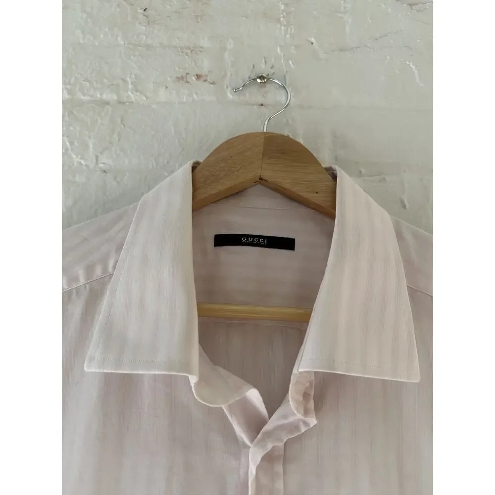 Gucci by Tom Ford Striped Button Up Shirt